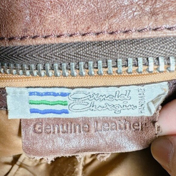 Elegant Brown Leather Hobo Bag - Picture 14 of 14